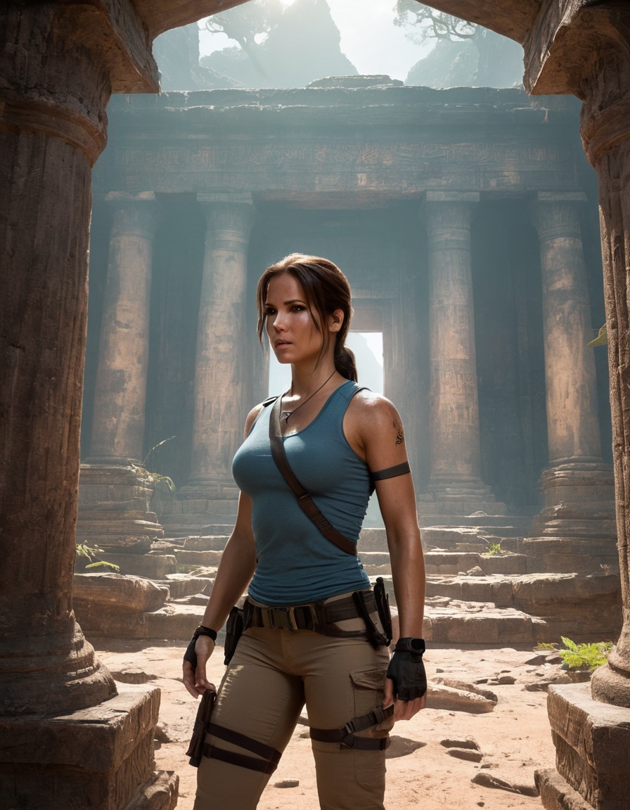 explorer, tomb raider, adventure, treasure hunt, archaeological site, games, girls from games