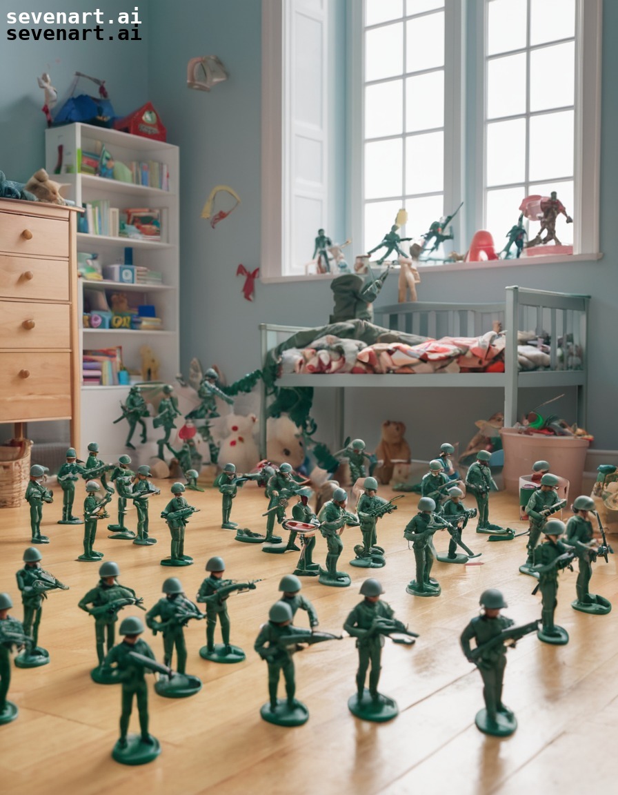 toy soldiers, battle, imagination, childhood, war., army