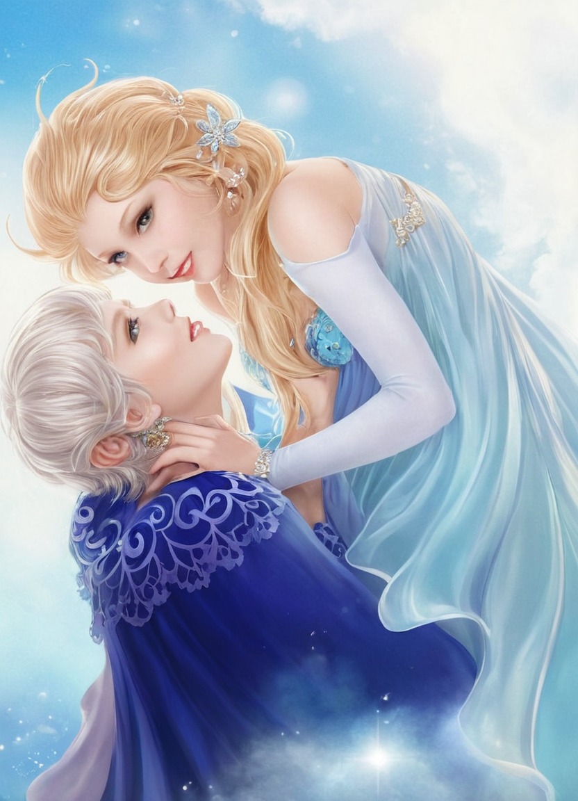 pius33, couple, elsa, fanart, frozen, jackfrost, movie, elsajackfrost