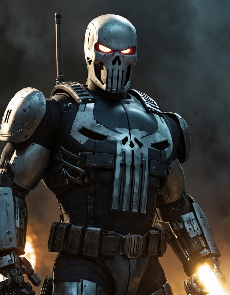 the punisher, robot, marvel, cybernetics, artificial intelligence