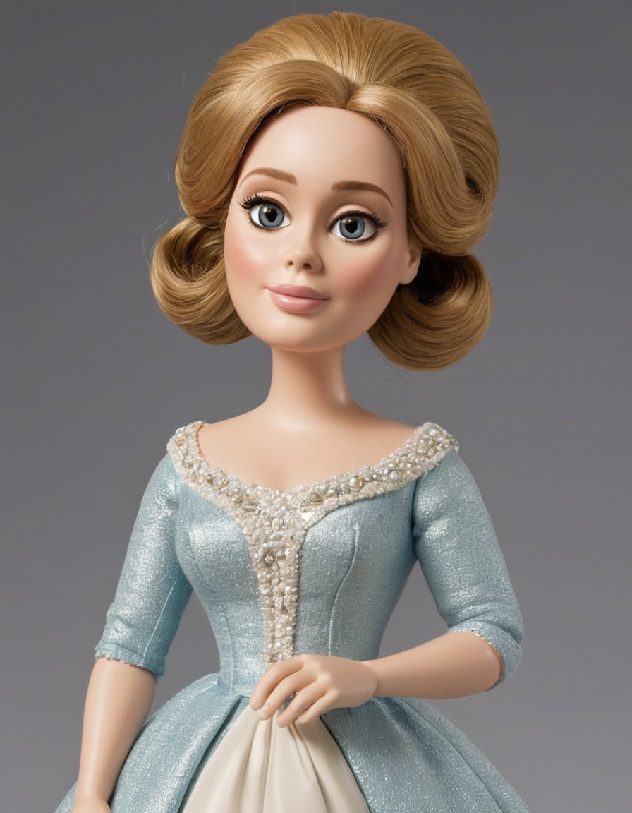 adele, musician, singer, pop culture, celebrity, toy, doll