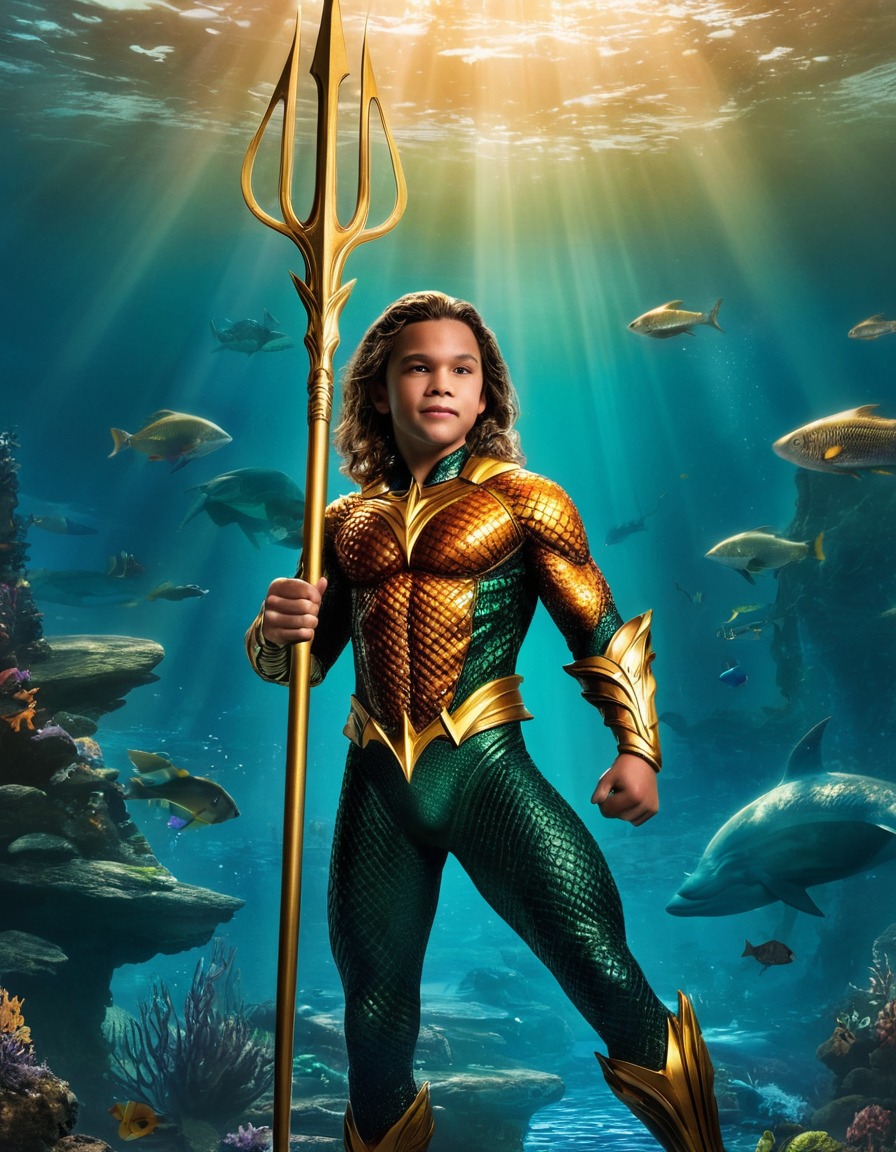 aquaman, childhood, superhero, king of atlantis, dc comics, arthur curry, atlantis