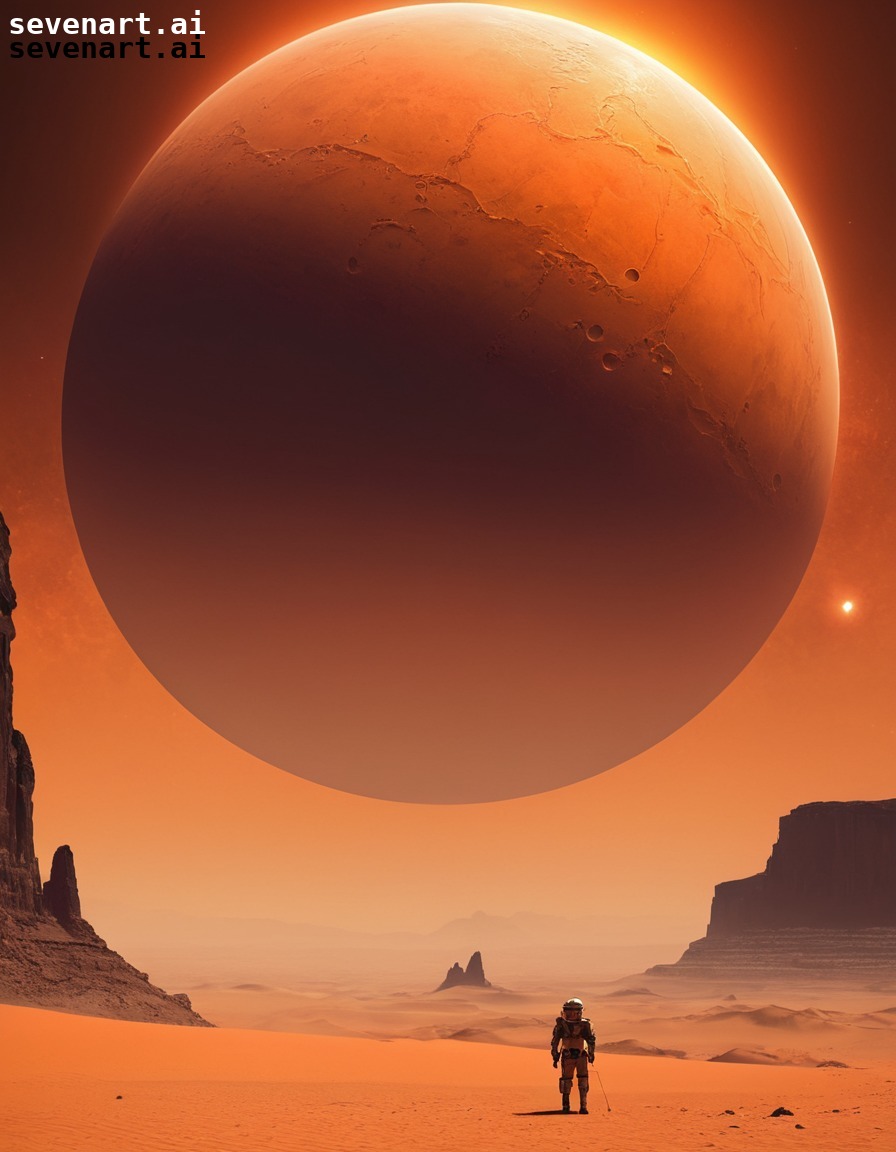 desert, sandstorm, planet, twin suns, eerie glow, dune