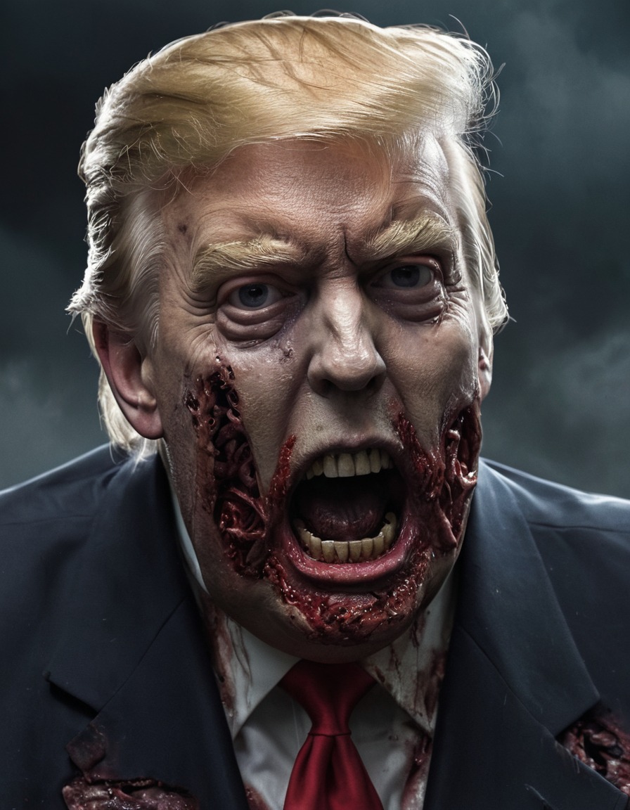 zombie, donald trump, usa, havoc, politics