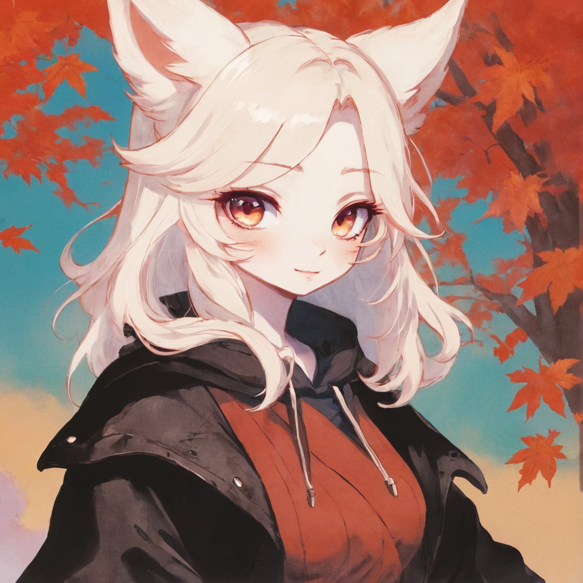 digitalart, digitalpainting, characterdesign, portrait, adoptable, animedrawing, fox, anime, photography, artforsale, conceptart, fantasy, fantasyart, feathers, adoptableoc, adoptablesopen, dailychallenge, aiadoptable, furryfall, midjourney, midjourneyart, midjourneyartwork