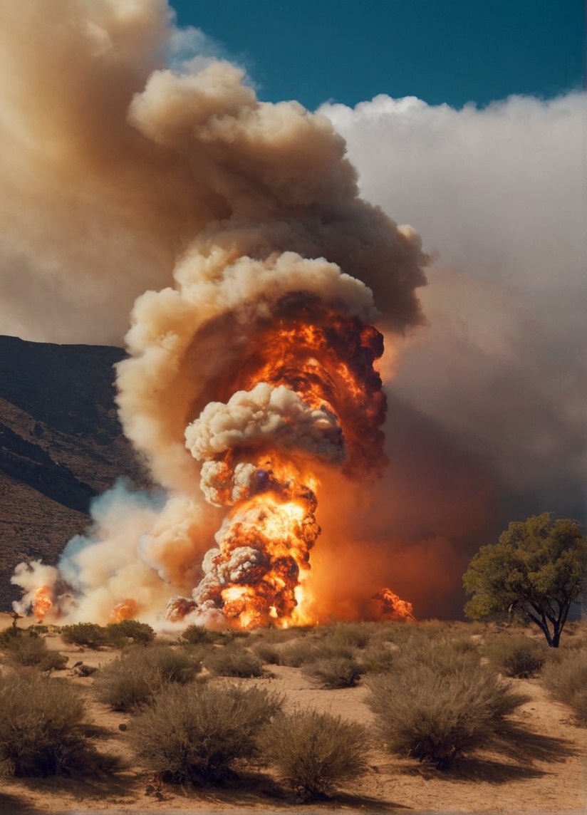 california, desert, firenado, fire