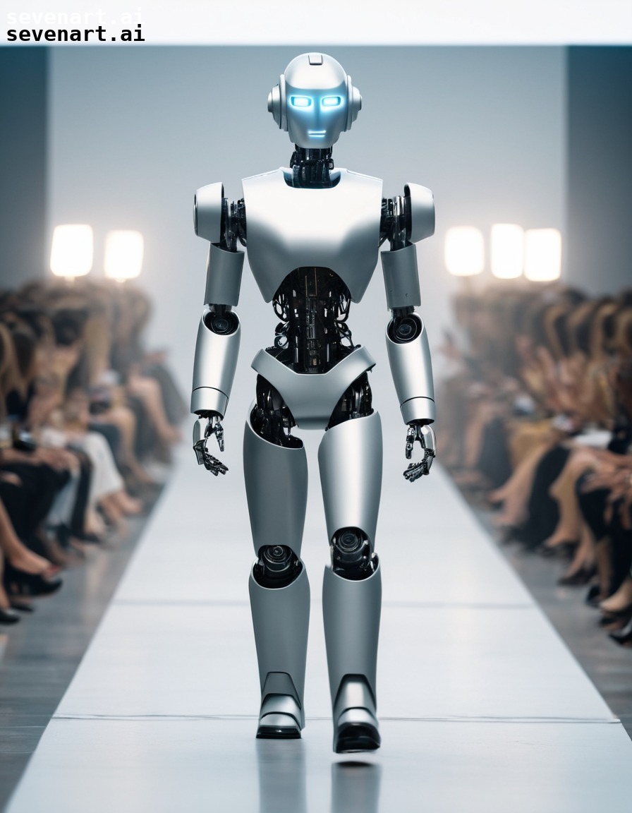 fashion, technology, robot, runway, modern, robots