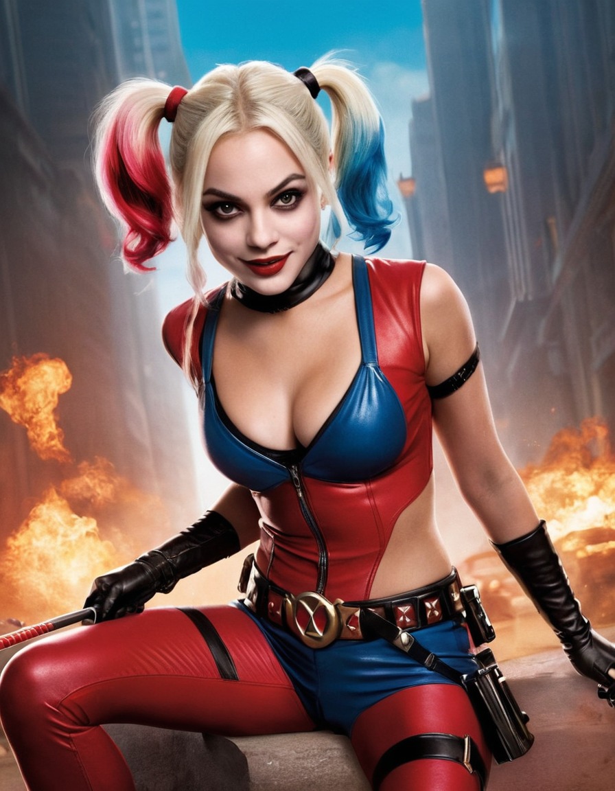 mila kunis, harley quinn, actress, comic book character, action, performance, superhero