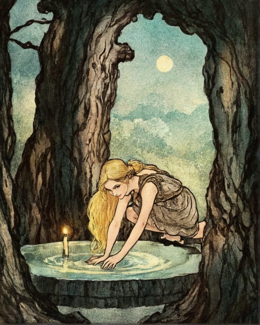 rie cramer, illustration, brothers grimm