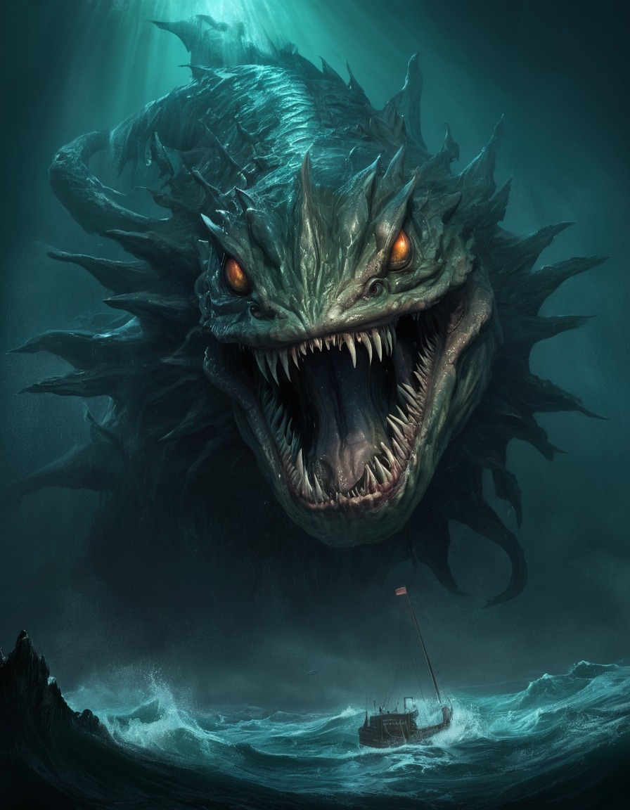 scylla, mythology, monsters, greek mythology, sea monster, horror, legend