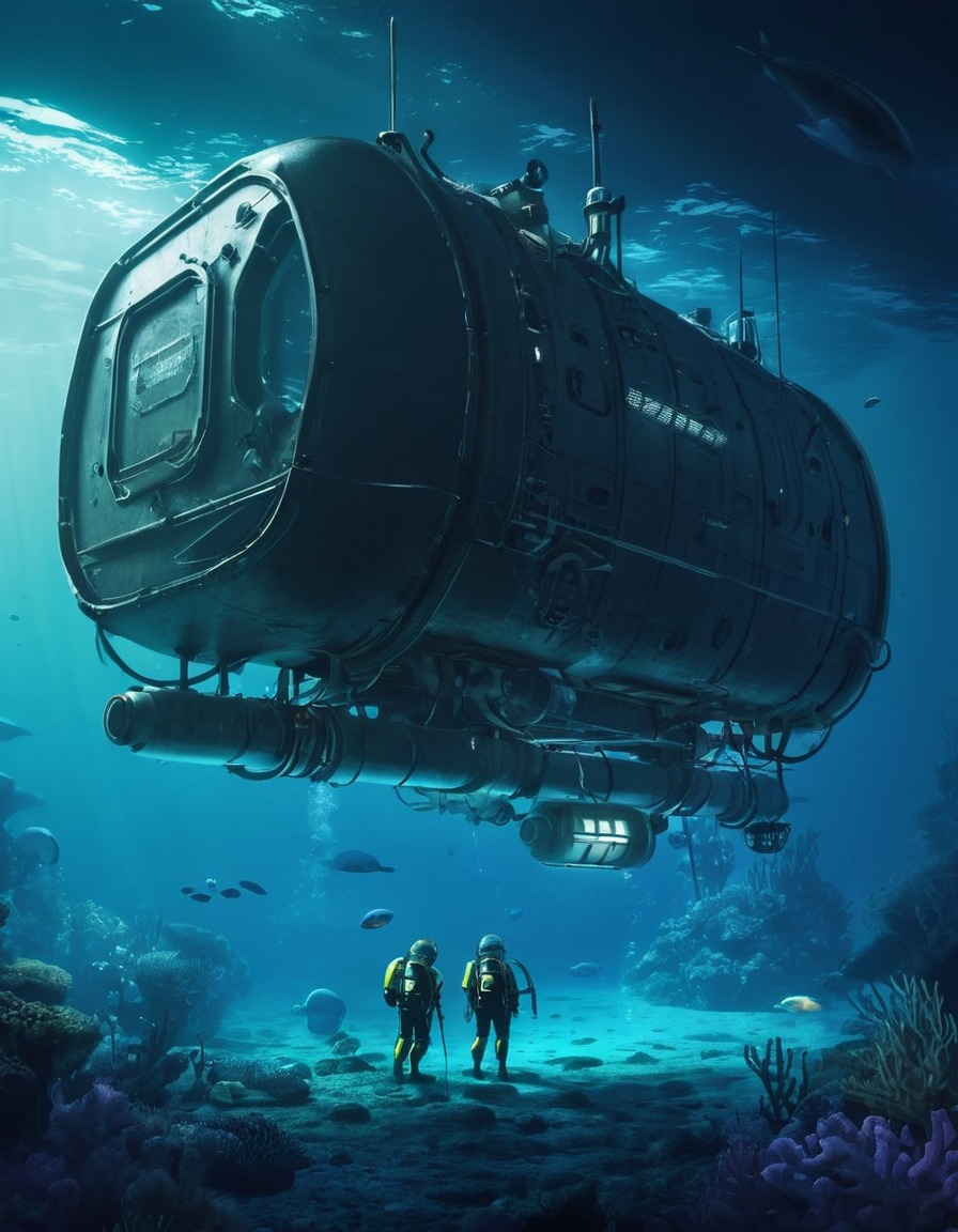 underwater, research station, ocean exploration, submersibles, deep sea dive, technology