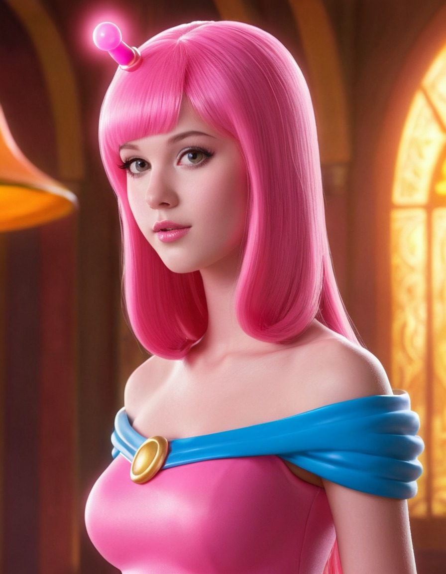 princess bubblegum, adventure time, real life, cosplay, character, fashion, fan art