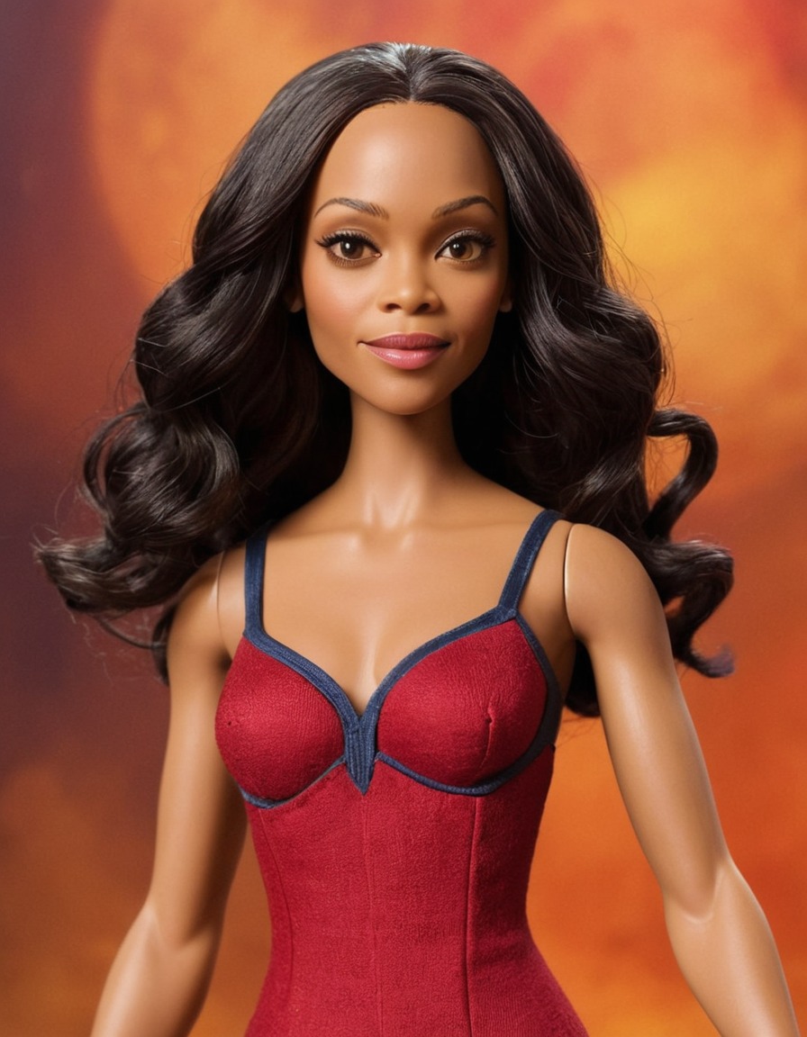 zoe saldana, actress, celebrity, representation, toy, avatar, guardians of the galaxy