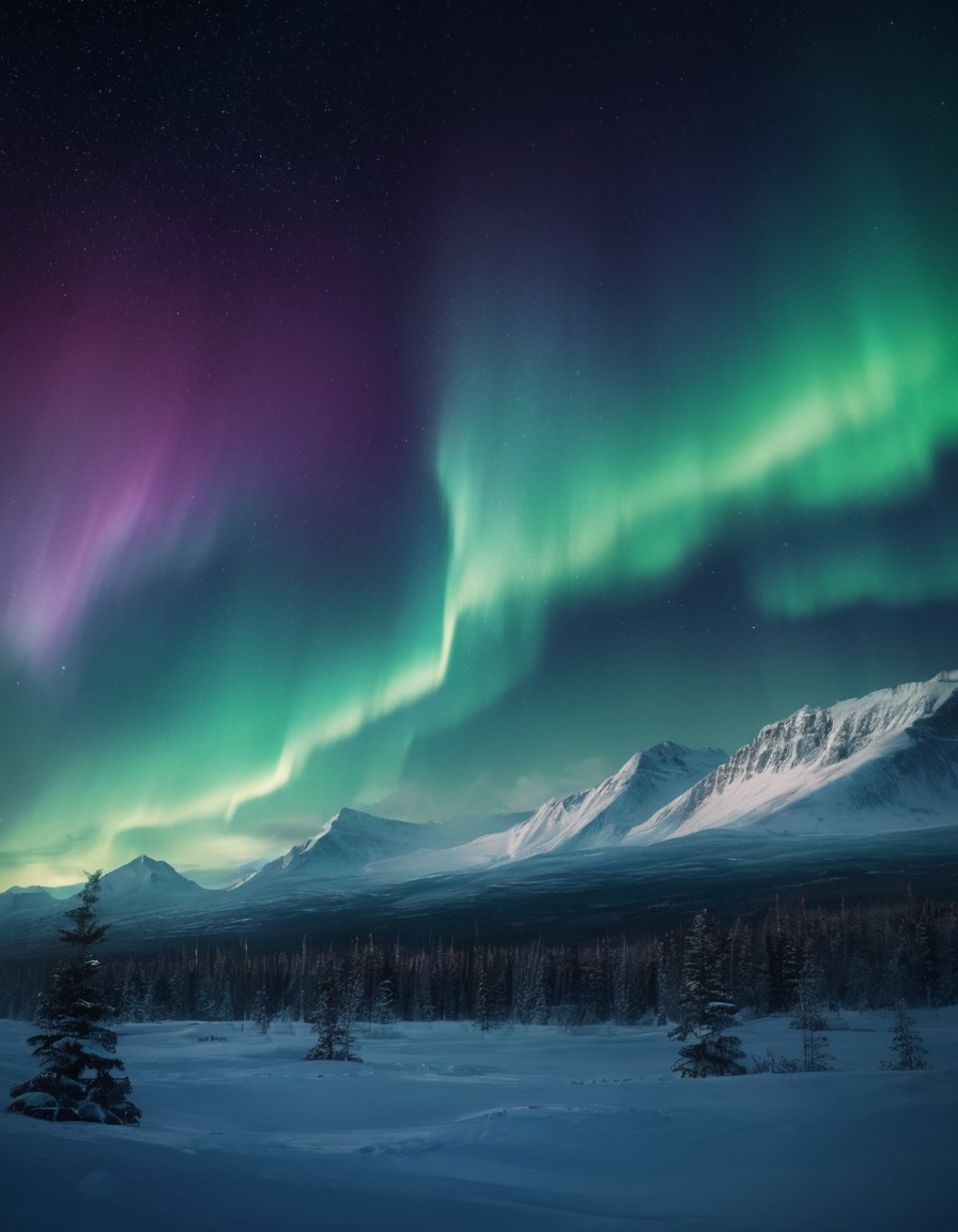 nature, aurora borealis, night sky, beauty, celestial