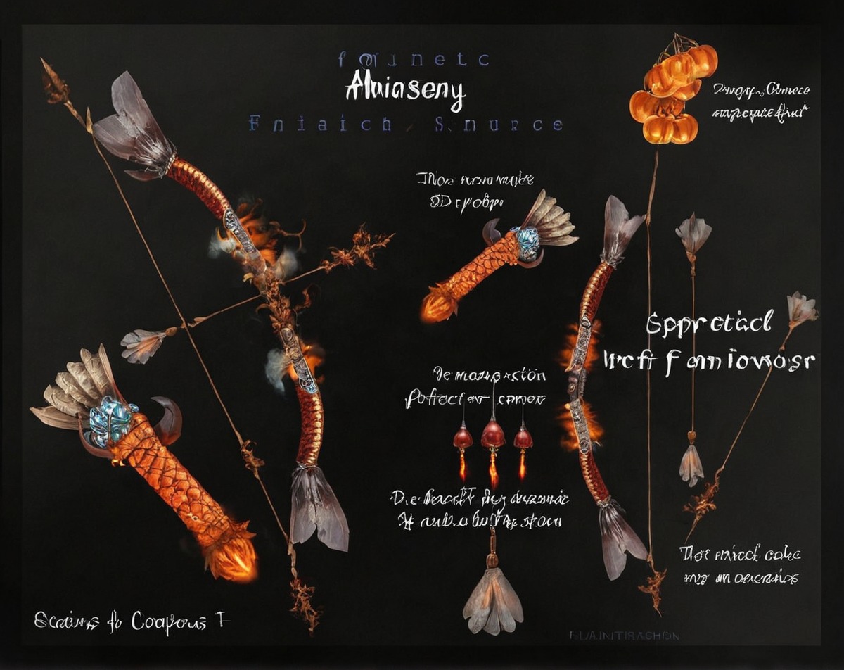 weapon, adoptable, adopt, arrow, bee, bow, design, dnd, fantasy, heart, homebrew, honeycomb, hue, orange, pathfinder, pollen, ttrpg, beebow, huevember2022