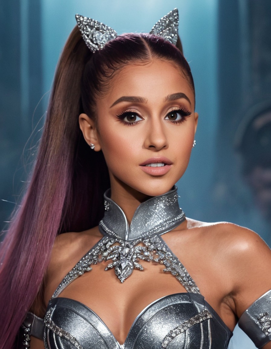 ariana grande, super villain, pop star, musician, celebrity, villainous character, entertainment