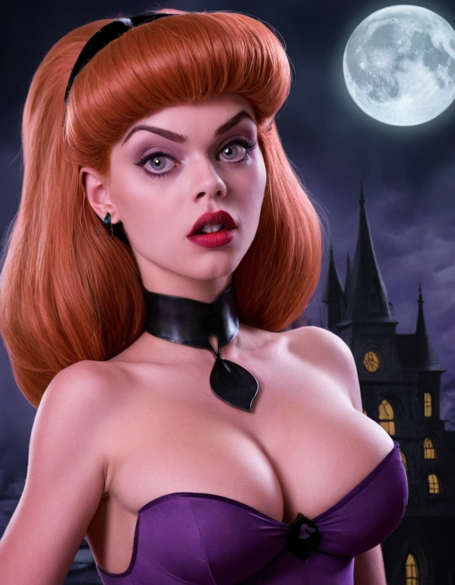 vampire, daphne blake, scooby-doo, fictional character, supernatural, disguise