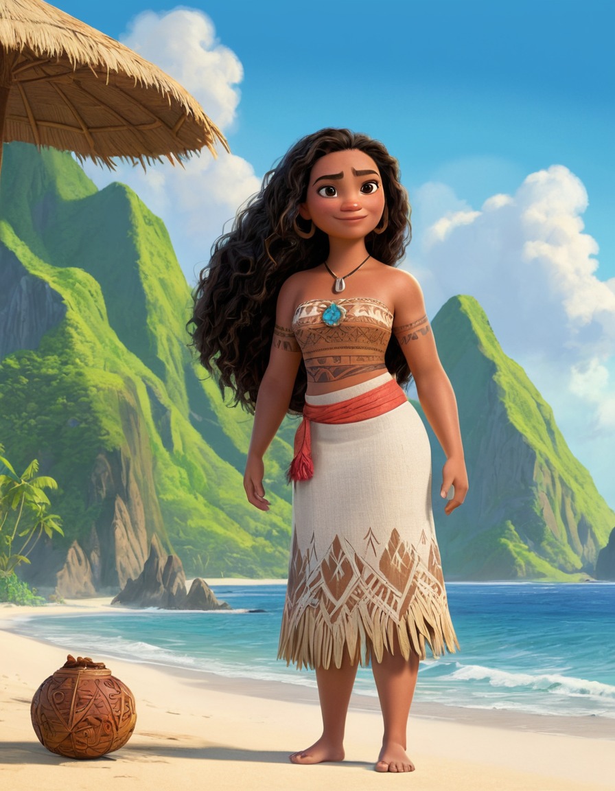 moana (2016), animated movie, disney film, polynesian culture, adventure, moana, pacific ocean