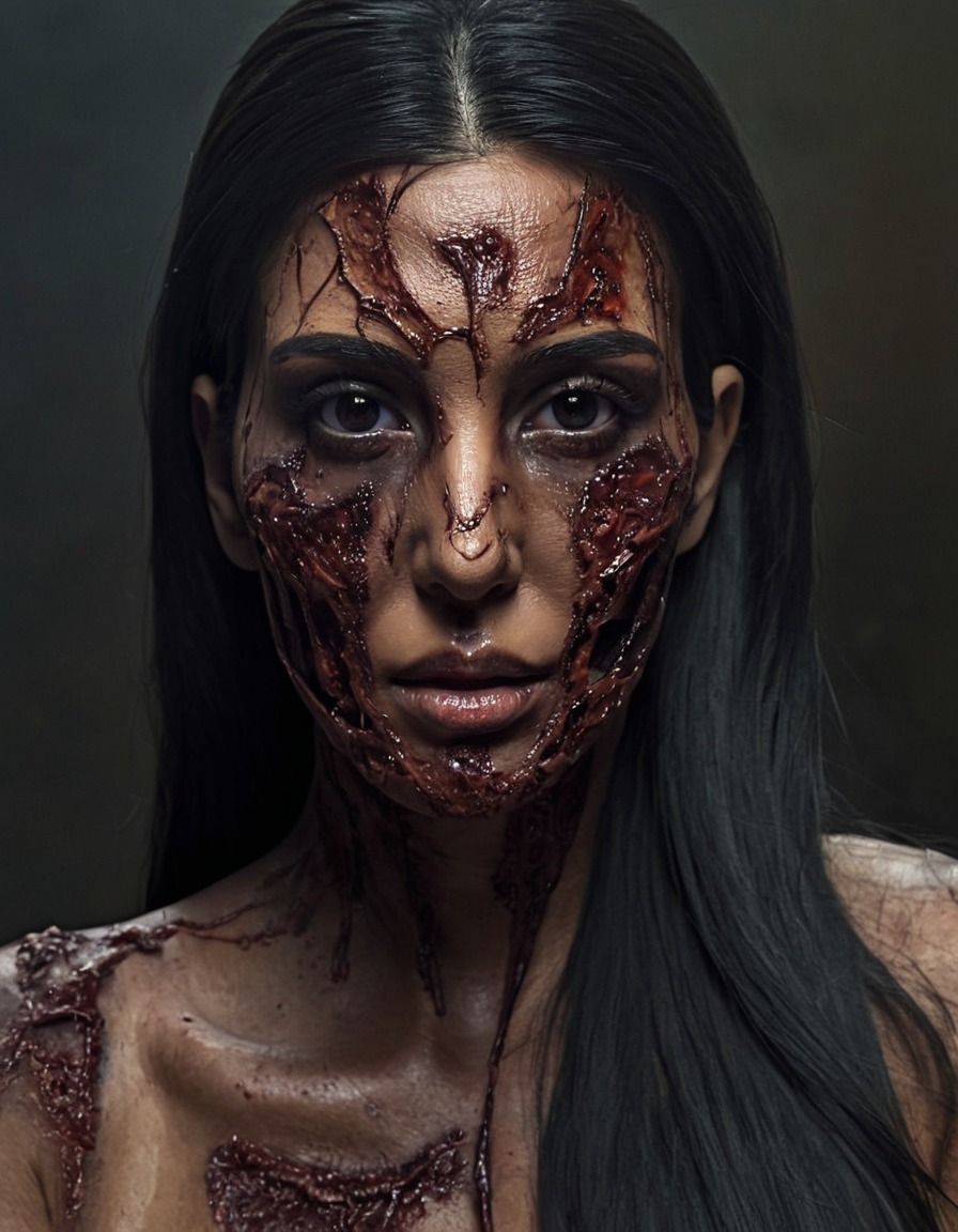 horror, kim kardashian, zombie, decay, celebrity, undead, celebrities