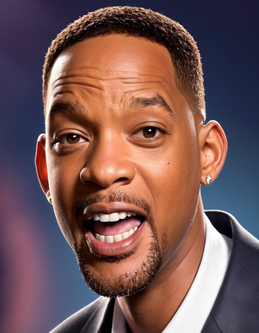 will smith, funny, caricature, comedy, entertainment