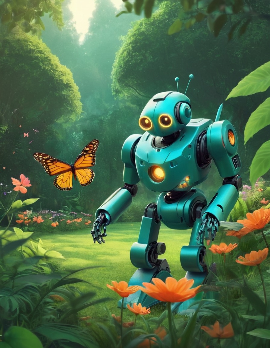 robot, butterfly, nature, technology, curiosity, robots