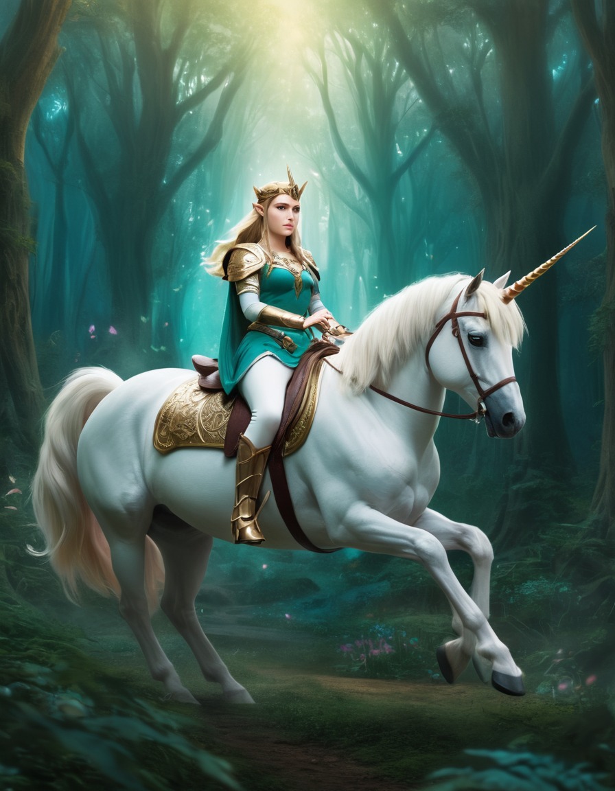 fantasy, princess, unicorn, magical, forest, games, girls from games