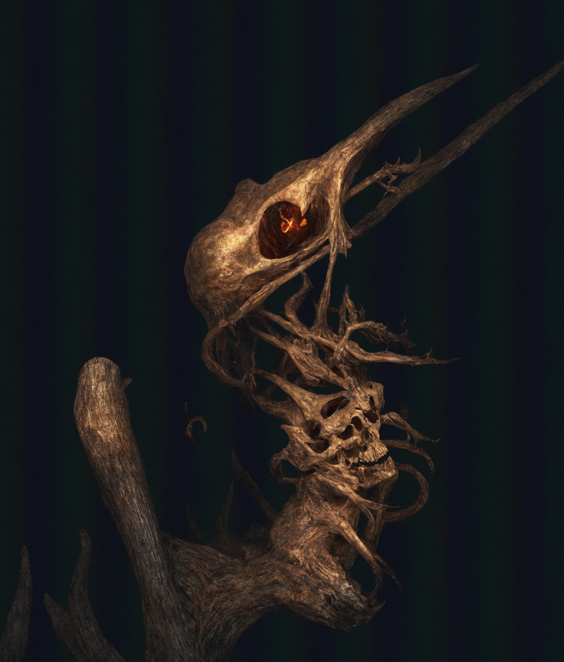 art, illustration, digital art, dark art, horror, fantasy, surreal, macabre, creature design