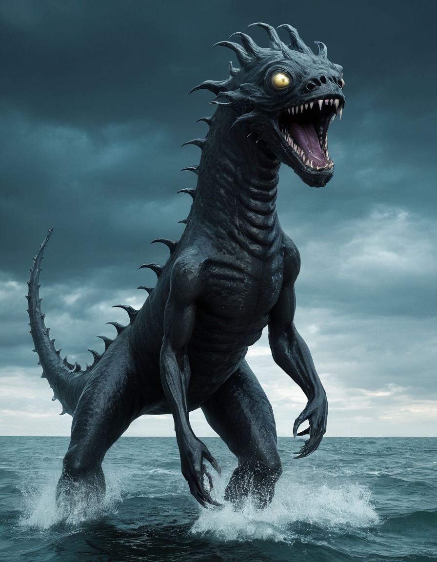 kelpie, sea monster, mythical creature, scottish folklore, legendary beast