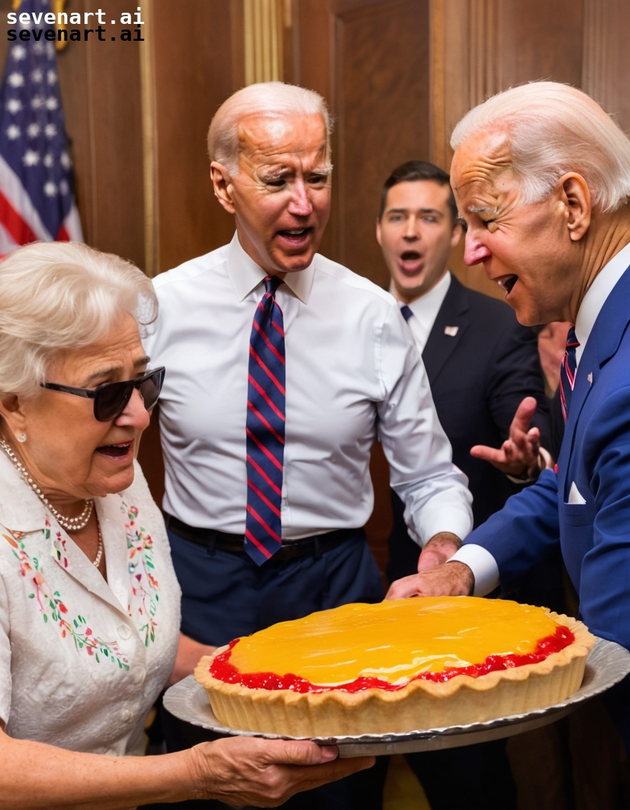 joe biden, pie-eating contest, grandma, competition, fun, usa