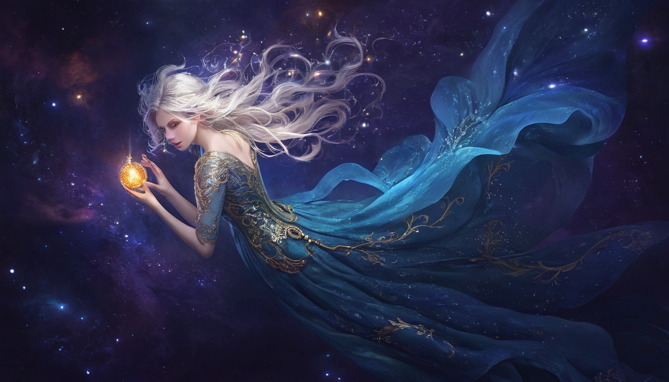 magic, digitalart, fantasyart, digitalpainting, angel, space, celestial