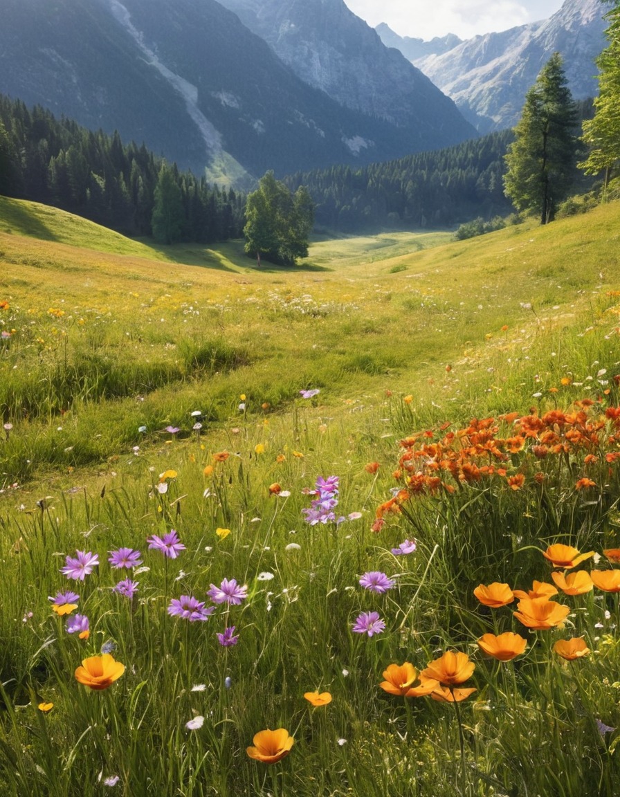 nature, meadow, beautiful, tranquil, scenery, landscape, serene