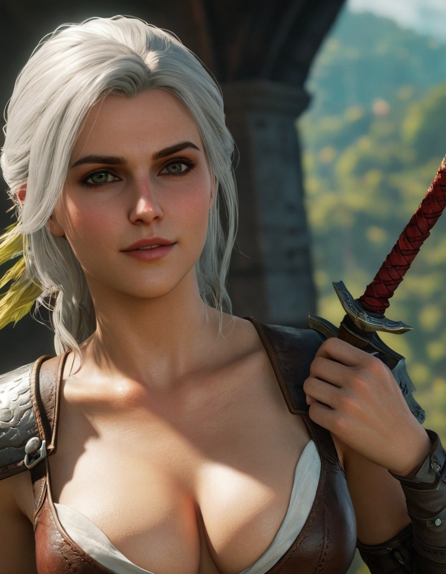 ciri, the witcher 3: wild hunt, fantasy, adventure, action, magic, video game