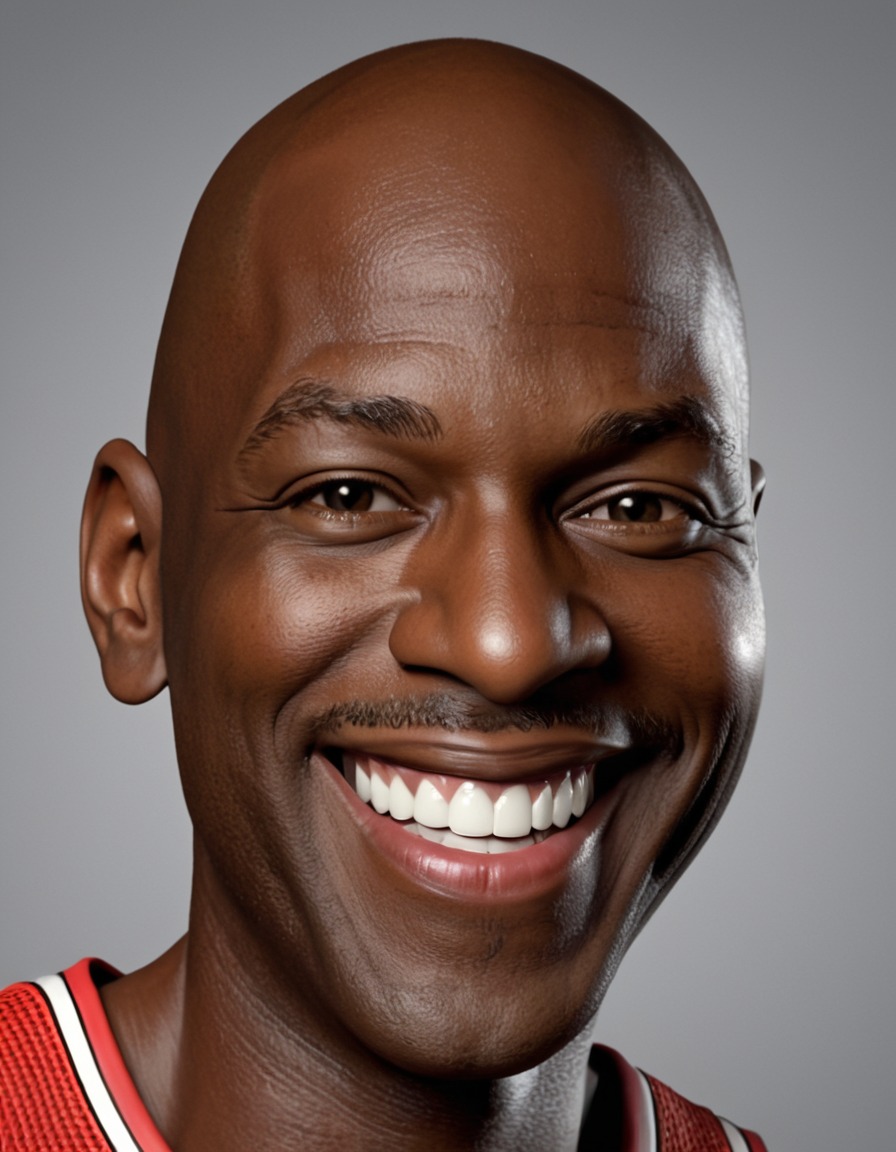 michael jordan, caricature, nba, basketball, sports, celebrity, icon