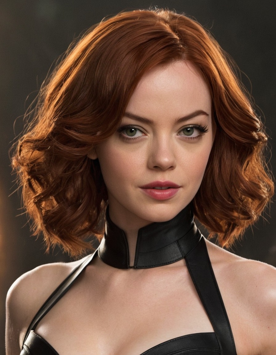 black widow, emma stone, marvel, marvel cinematic universe, actress, superhero, fan casting