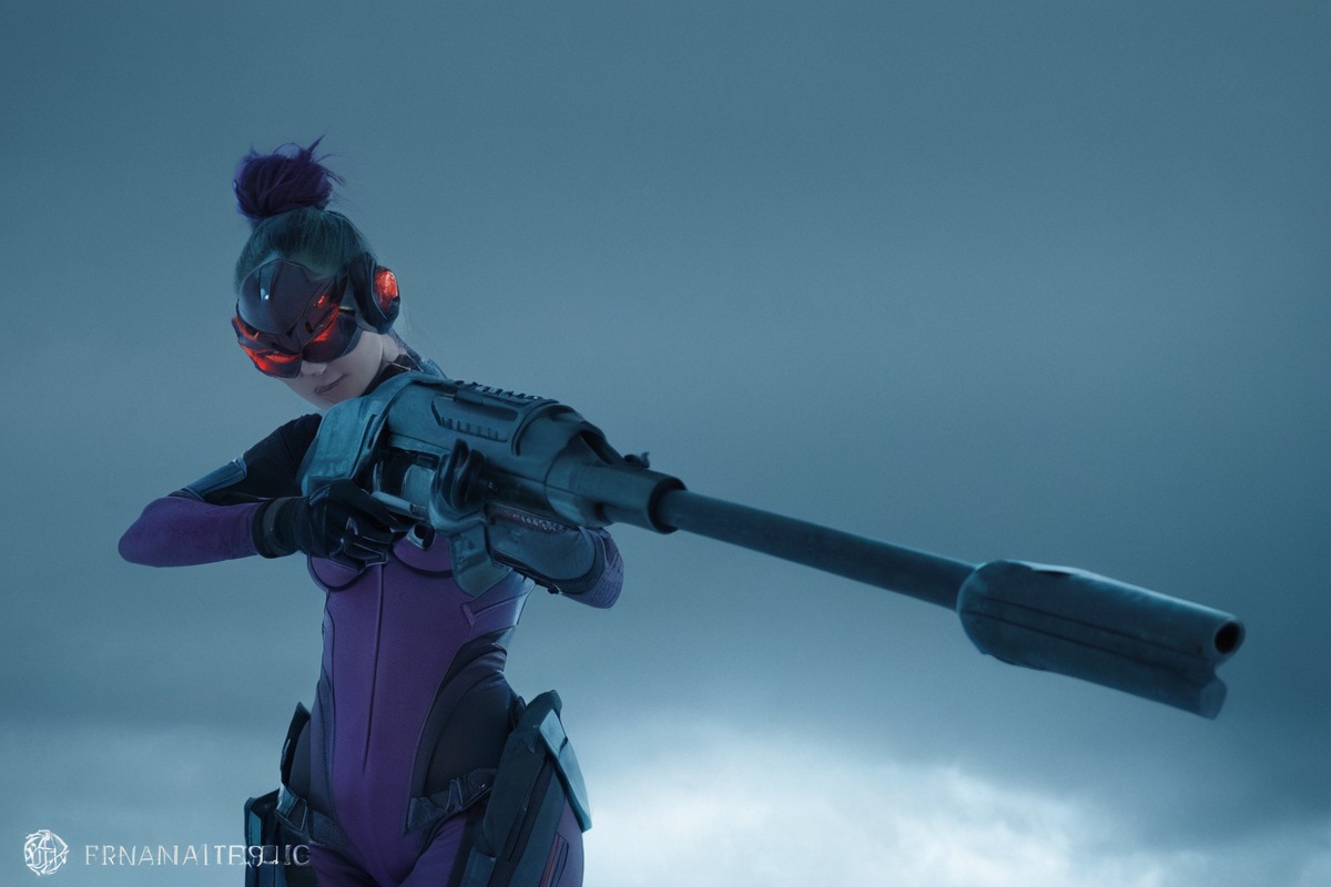 photography, cosplay, overwatch, gun, sniper, fanart, weapon, blender, videogamefanart, animegirl, blizzard, characterdesign, digitalart, game, gothic, leather, widowmaker, ladymelamori