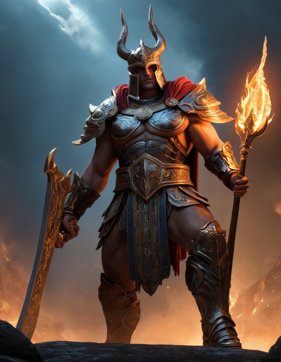 ares, epic, god of war, battle, mythology, greek, warrior