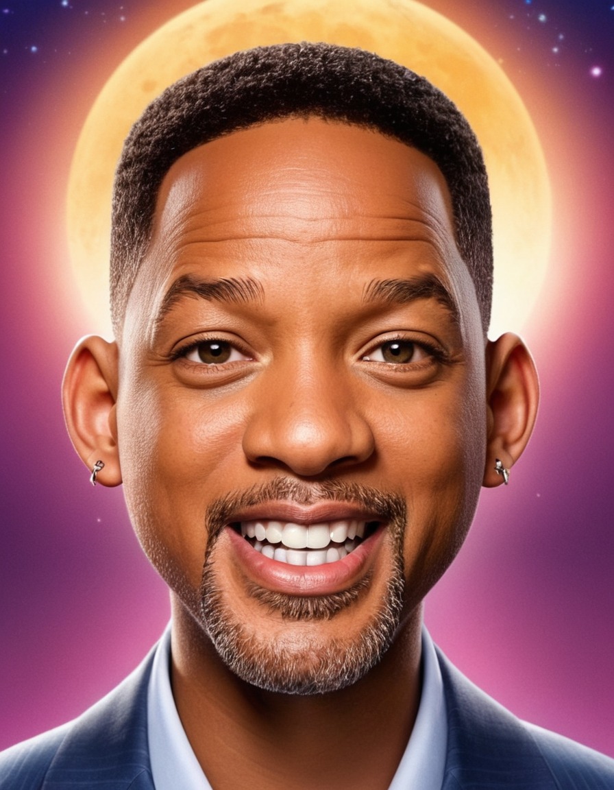 will smith, caricature, funny, comedy, entertainment