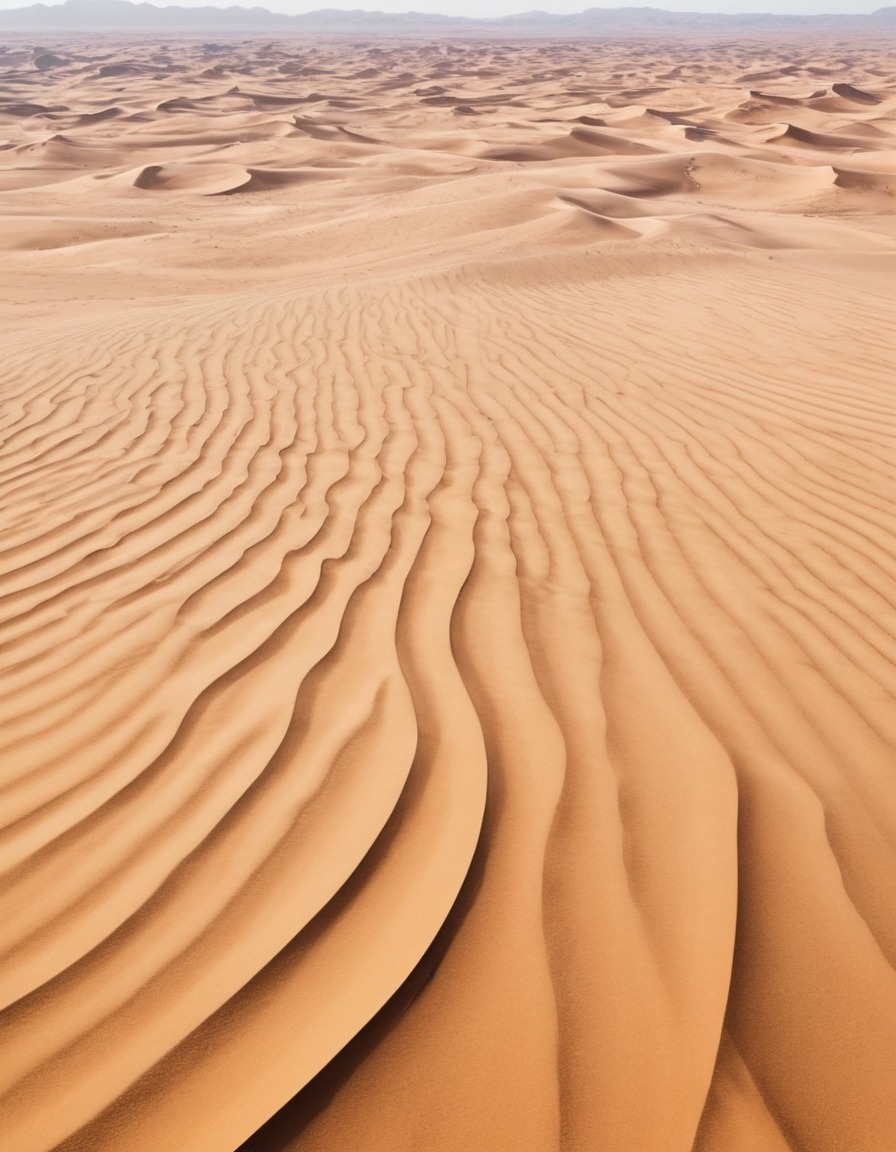 desert, dune field, aerial view, landscape, natural patterns