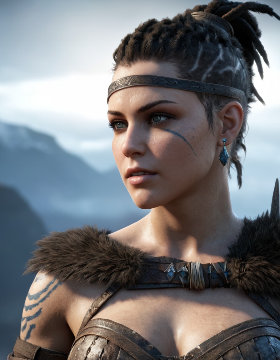 senua, hellblade: senua's sacrifice, action-adventure, psychological horror, norse mythology, combat, mental health