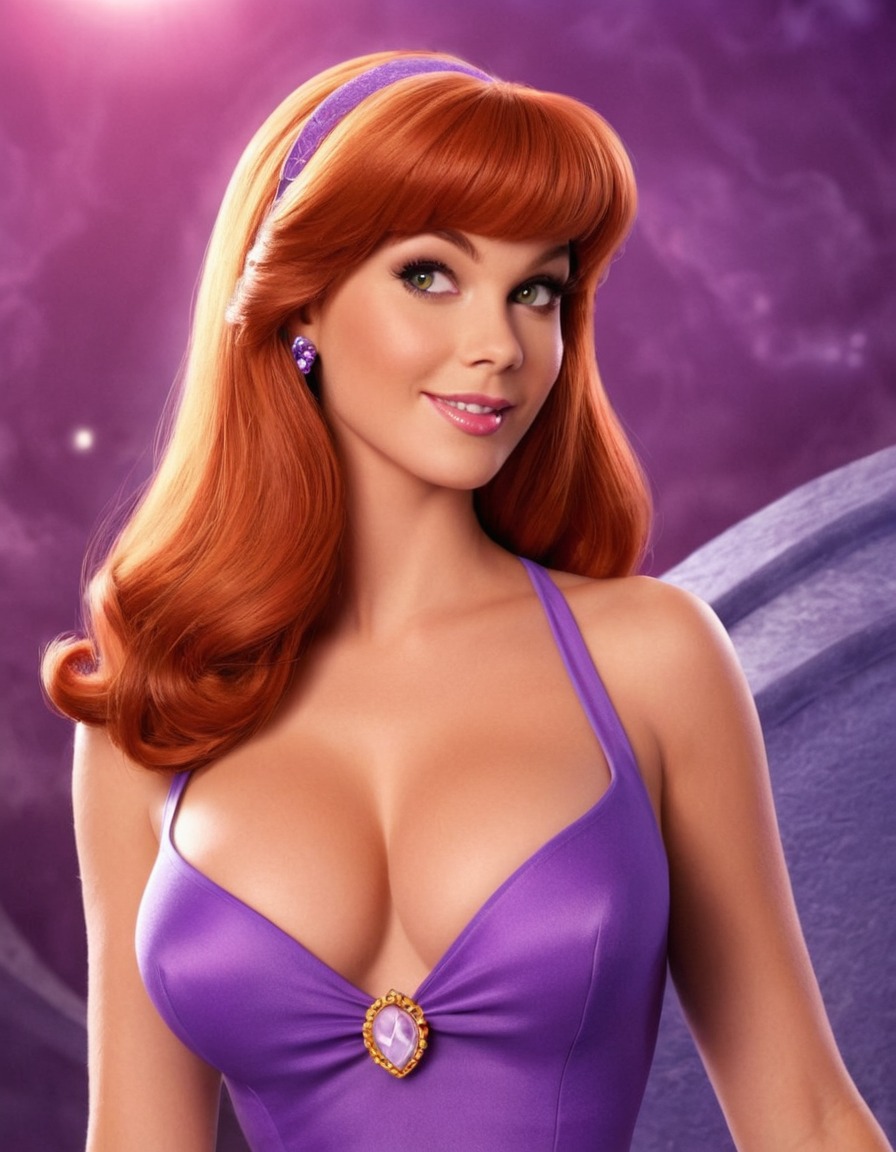 daphne blake, scooby-doo, mystery solver, fashionista, popular character, animated series, real-life portrayal