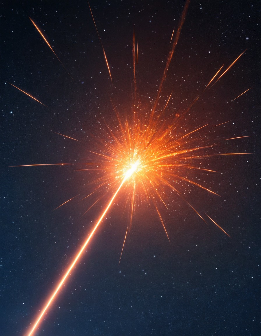 meteor shower, space, fiery, celestial event, astronomy, cosmos