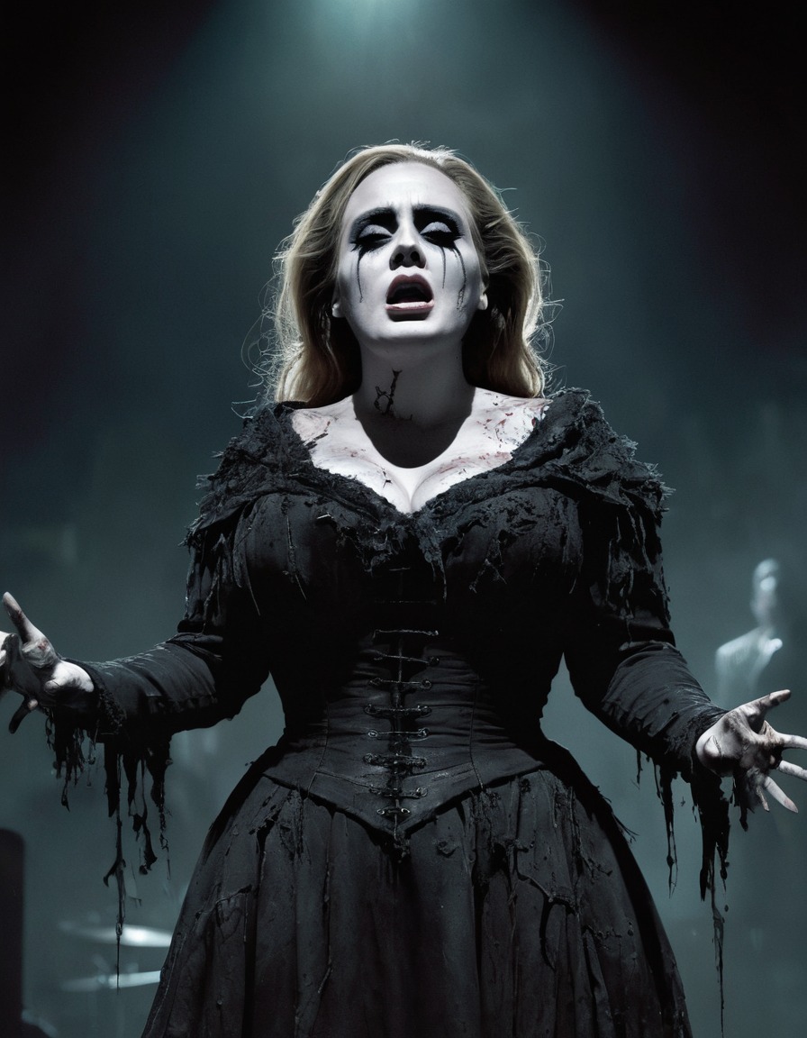 adele, music, concert, undead, haunting, performance, zombie, celebrities