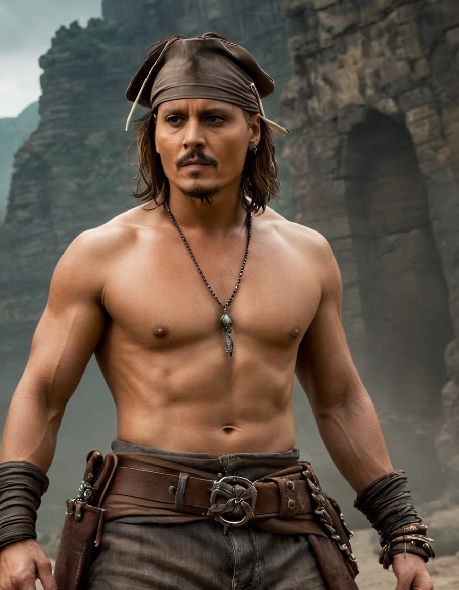 johnny depp, actor, muscular fitness, action star