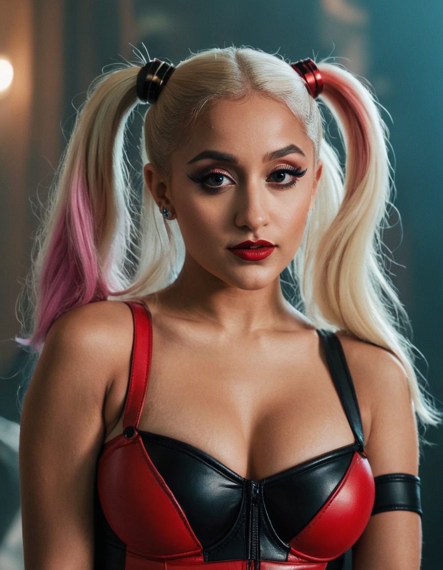 ariana grande, harley quinn, character portrayal, acting, film, dc comics