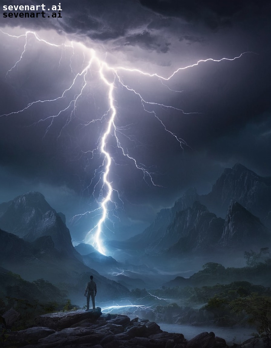 storm, lightning, power, weather, nature