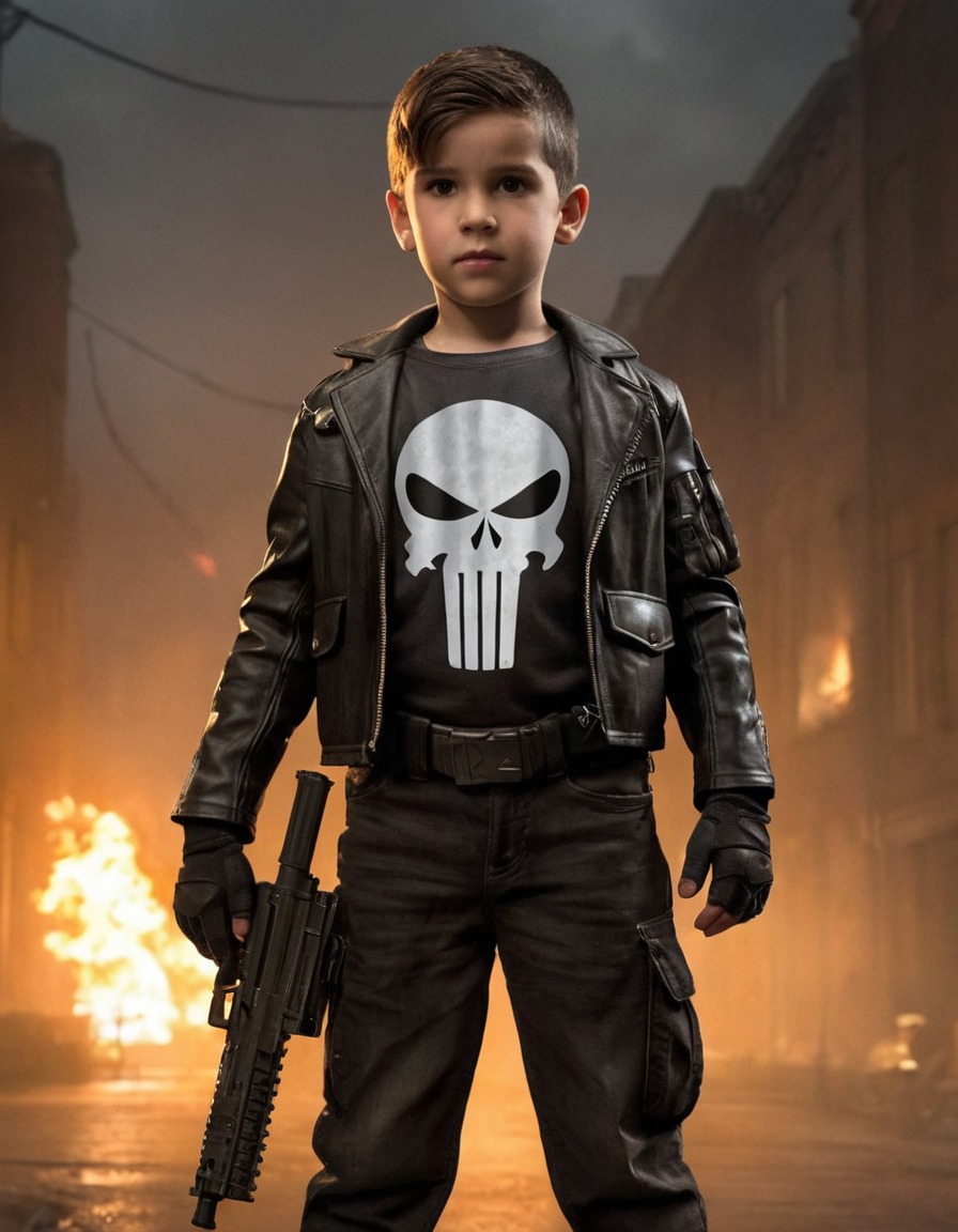 the punisher, frank castle, childhood, trauma, vigilante, marvel comics, origin story