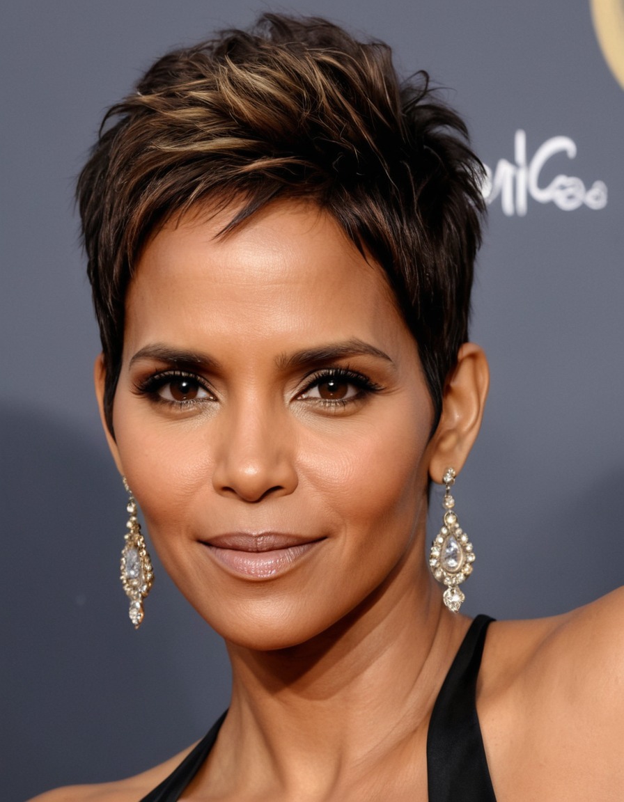 halle berry, beautiful, mesmerizing, award-winning, portrait