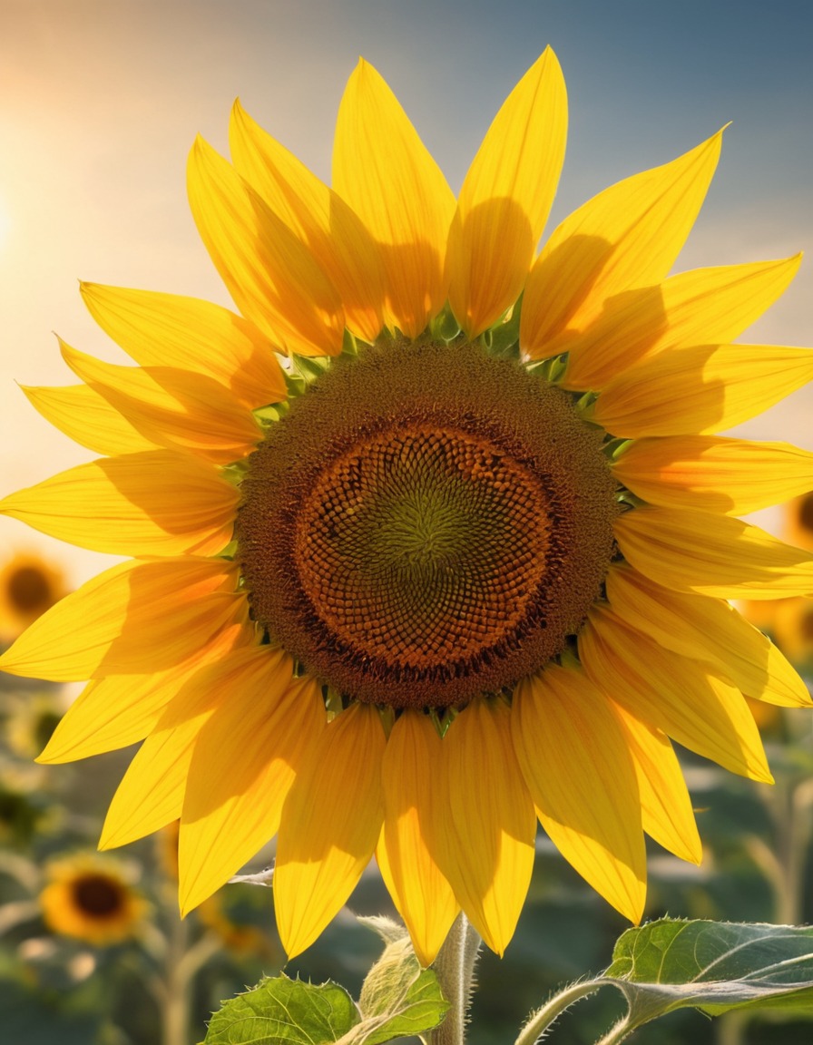 nature, sunflower, beautiful, flower, plant, yellow, bright