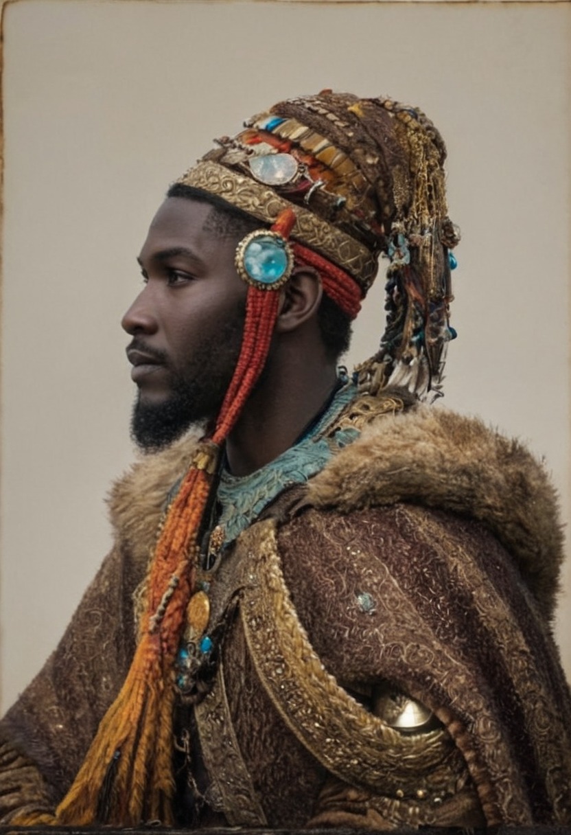 portrait, art, painting, morocco, 19th century, 20th century, historical, history, africa, people, men, women, world, vintage