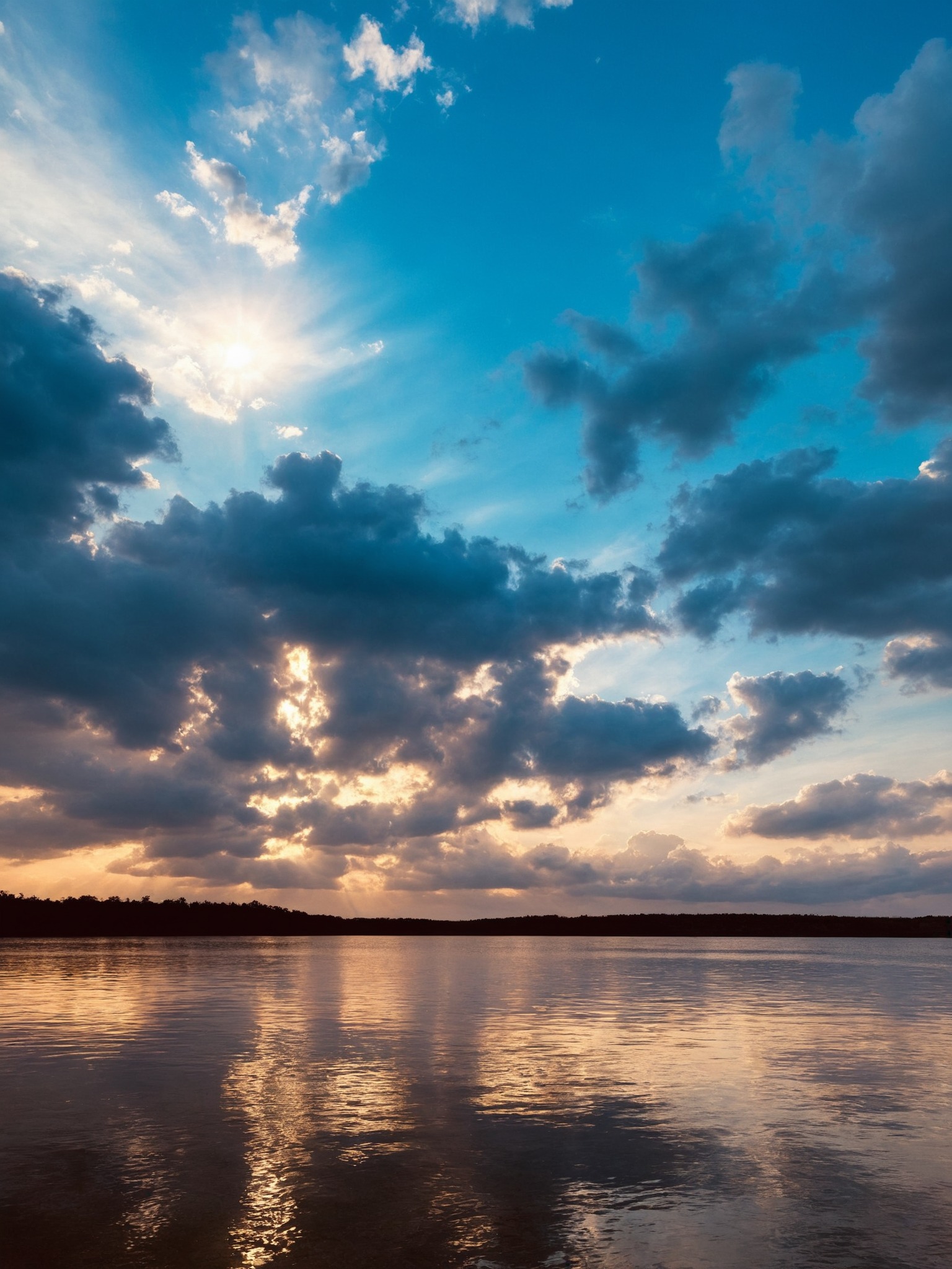 nature, landscape, sunset, clouds, artists on tumblr, water, sky, reflection, lake, vertical nature, summer